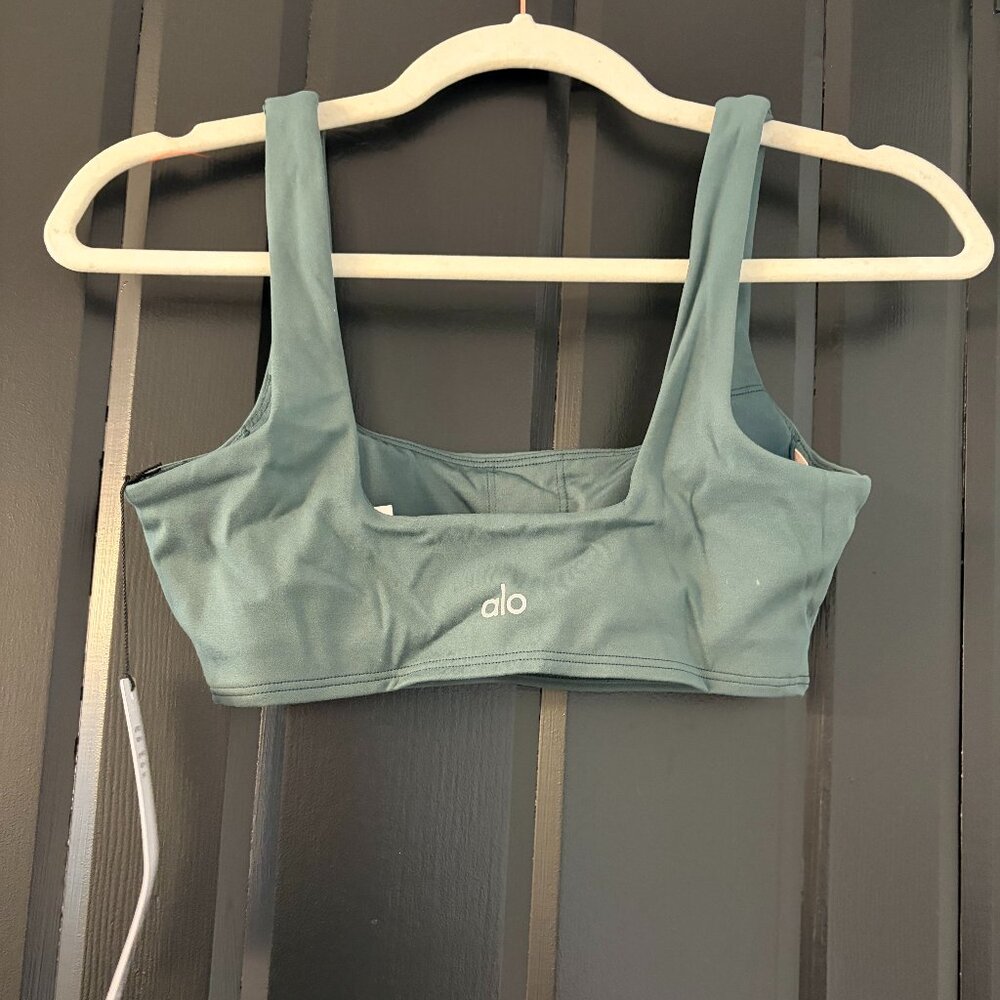 Alo Softsculpt Precision Bra – Clover Green – NWT – Size S - Picture 3 of 4